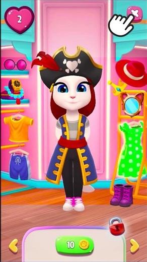 Talking Angela’s Cutest Surprise! 🥰🐱 | Funny Talking Cat #shorts