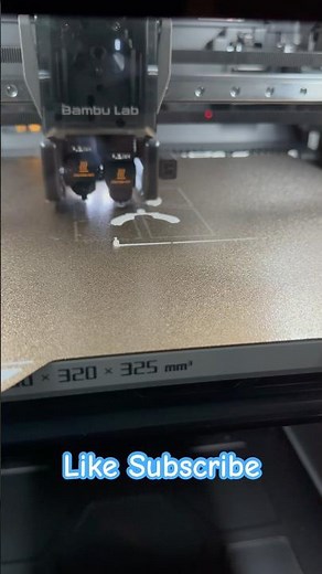 First Two Color Print On H2D Duel Extruder 3D Printing #3dprinting #3dprinted #craft