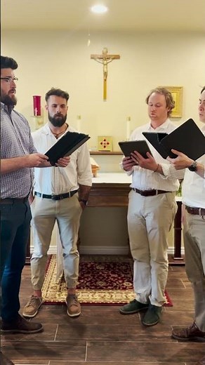 Epic chanting! Gregorian chant #shorts.