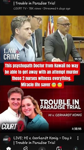 Dr. Konig 2 side story to this ! He married a cheating wife cunt whore. 3rd degree / aquitted