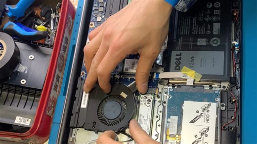 戴尔笔记本清灰拆机视频教程，学会了就可以装神啦！