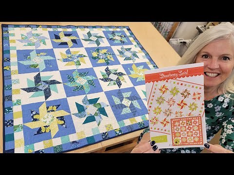 THE TASTY TWISTY "STRAWBERRY SWIRL" QUILT TUTORIAL!