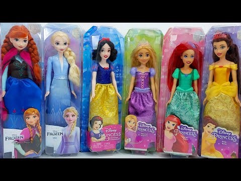 Mattel Disney Princesses Dress up Ariel, Rapunzel, Belle, Tiana, Sindirella, Mulan DIY