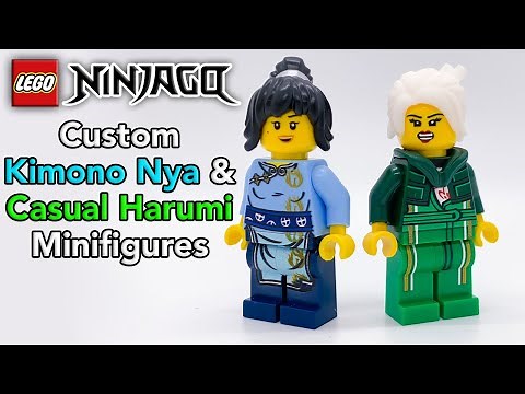 I Bought TWO MORE Custom LEGO Ninjago Minifigures! - Casual Harumi and Kimono Nya