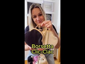 Tutorial Merletto a Tombolo chiusura Borsetta Clic Clac