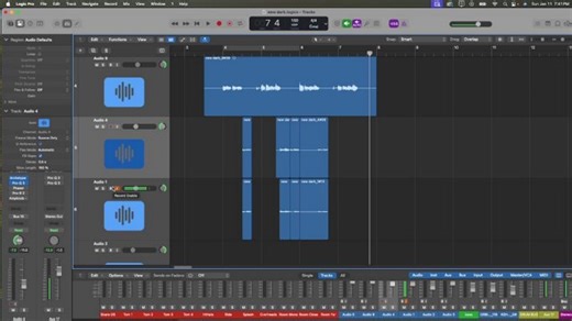 attempting to make music