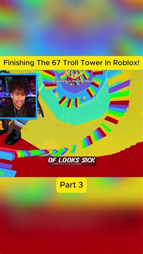 Finishing The 67 Troll Tower In Roblox! Part 3 #foltyn #roblox #fyp #foryoupage #trending