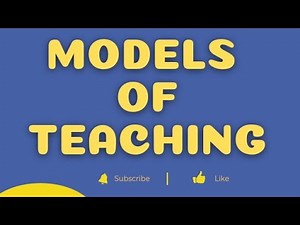 MODELS OF TEACHING | BEd Short Notes | | The Vani Classes