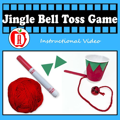 Christmas - Holiday Craft - Jingle Bell Toss Game