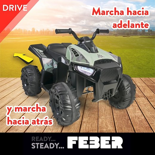 Quad Boxer es uno de los vehículos de batería más alucinantes, robustos, estables, elegantes y brutales que pueden tener los peques. Descúbrelo al detalle en nuestro vídeo y... prepárate para pasar horas en la calle con tu peque. Disponible en: https://www.walmart.com.mx/juguetes/montables/montables-electricos/quad-boxer-electrico-feber-12-volts-verde_00841077907441?gclid=CjwKCAjwltH3BRB6EiwAhj0IULzCvPi0KOSl5qBZ1fIYraoRs6U0bwb7FX3h3M7iDPC6wQM0F9EHdhoCvTUQAvD_BwE | Feber