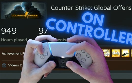 「中字」我是玩了将近1000小时的纯手柄CSGO玩家😎