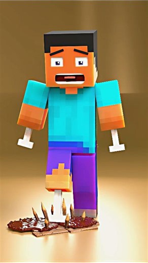 Minecraft Steve vs Deadly Objects 💀 Part II #minecraft #steve #sim #3d | Blendy Craft