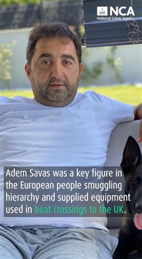 A man who supplied thousands of boats and engines to people smugglers operating in the English Channel has been jailed, following a joint operation involving the NCA and Belgian authorities. Turkish national Adem Savas has been jailed for 11 years and issued a 400,000 Euro fine today at a court in Belgium. Three co-defendants were given sentences totalling 38 years. Savas was initially identified by the NCA following an investigation into Iranian crime boss Hewa Rahimpur who headed up a major Eu