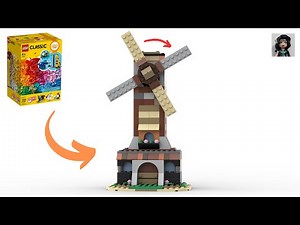WINDMILL Lego classic 11011 ideas How to build