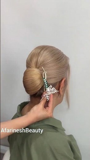 Transform Short Hair into a Classic Chic Updo ✨ with Your Favorite Accessory