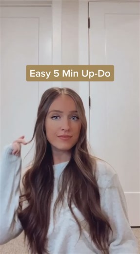 Quick and Easy 5-Minute Up-Do Hairstyle Tutorial