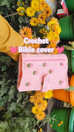 crochet Bible cover with me .#crochet #diyprojects #DIY