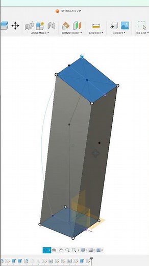 Fusion 360 Loft Tool #shorts