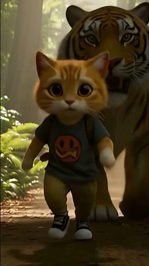 The Cat and The Tiger | 3D CGI Short About Confidence and Courage