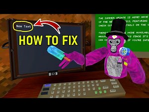 Gorilla Tag VR Mods BROKEN? Try THIS EZ FIX!!!