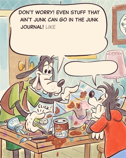 168K views · 4.7K reactions | Sound on!  Join Goofy and Max as they junk journal about their legendary #AGoofyMovie road trip! ✂️️️ | Mickey Mouse | Facebook