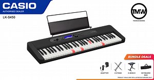 Casio Casiotone LK-S450 61-Key Electronic Keyboard | TMW
