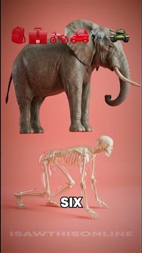 How much weight can the human skeleton really handle before it fails? #3d #facts #science