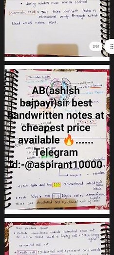 AB SIR BEST HANDWRITTEN NOTES 🔥 AT CHEAPEST PRICE ...#absir #kota #motion #allen #zoology #neet