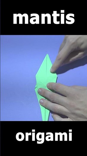 PRAYING MANTIS made of paper step by step #mantis #tutorial #diy #shorts
