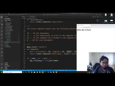 Flask Tutorial Part 14 Jinja2 Templates Statem