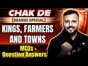 Class 12 History | Kings, Farmers and Towns | MCQs & Question Answers | Boards Special l By Moin Sir