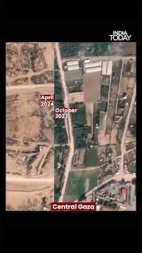 Gaza Satellite Images Show Gaza’s Destruction After Israel-Hamas War #gaza #israelhamaswar