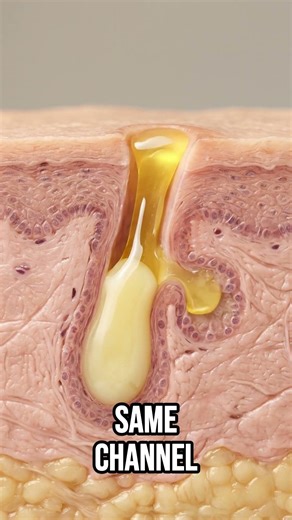 Why does a blackhead look gone… then come right back? #satisfying #pimple #shorts