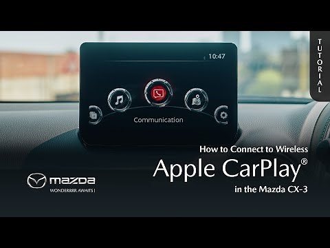 How to Connect Wireless Apple CarPlay® in the Mazda CX-3