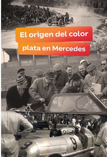 ¿Mito o realidad? 👀 La historia del color plata de Mercedes sigue generando dudas… ¿realmente nació así o fue marketing? #aprendeentitktok #boxrepsol #mercedes