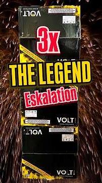 FEUERWERK Eskalation Berlin 3x The Legend VERBUND von VOLT gleichzeitig #silvester