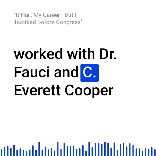 “It Hurt My Career—But I Testified Before Congress”