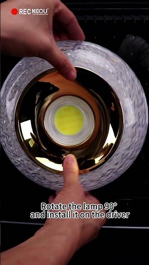 How to install surface mounted crystal downlights? #ledlights