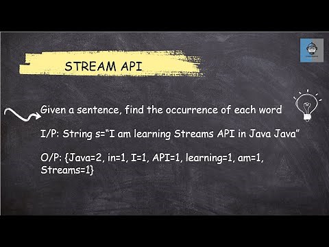 Java 8 Stream API - 05 Given a sentence, find the occurrence of each word