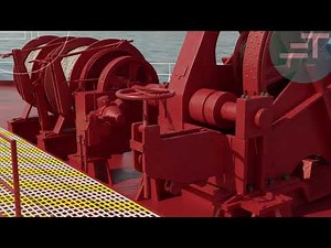 Windlass Exploded View 3D Animation