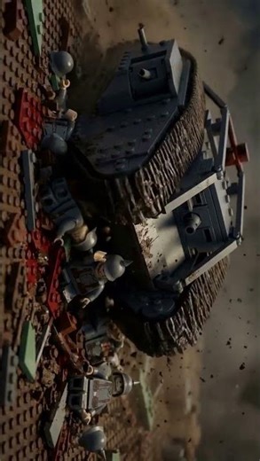 WW1 Tank Crushing Soldiers