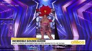 Quick change artist Lea Kyle wowed the America's Got Talent judges with her magic and scored Heidi Klum's Golden Buzzer to advance to the live shows! 🌟 | Atlanta & Company