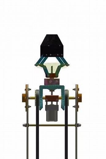 Arm robot design and animation using Autodesk Inventor software