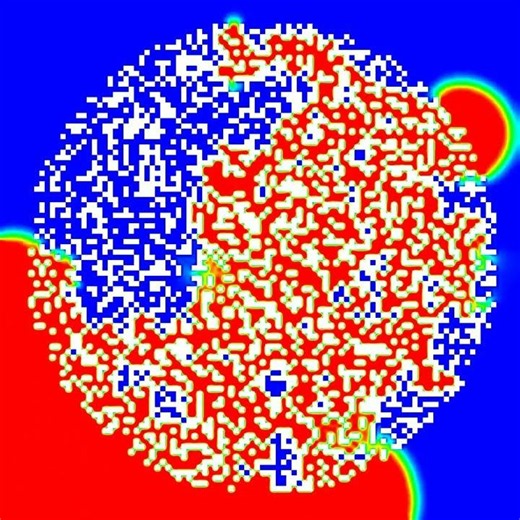 Ablation, percolation, and afterdepolarization