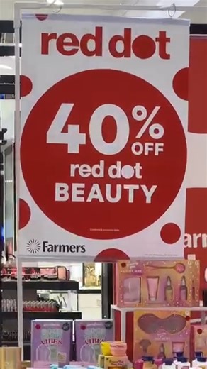 🔴 Red Dot Sale is NOW ON! 🔴 Shop 40% OFF* on Red Dot Beauty products. Get in quick, while stocks last! Shop Red Dot Beauty online: https://brnw.ch/21wQQBS *Conditions & exclusions apply. Offer ends Wednesday 12th March 2025. Selection may vary between stores. #FarmersNZ #BeautyatFarmers | Farmers