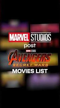 MCU next movies list