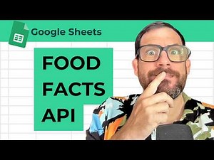 Get Nutrition Facts From Barcode in Google Sheets