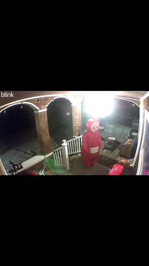 Creepy Teletubbies Sighted on Security Camera Footage