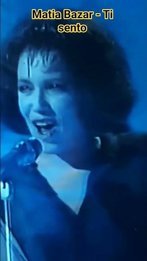 MATIA BAZAR - TI SENTO (LIVE 1986) - ANTONELLA RUGGIERO