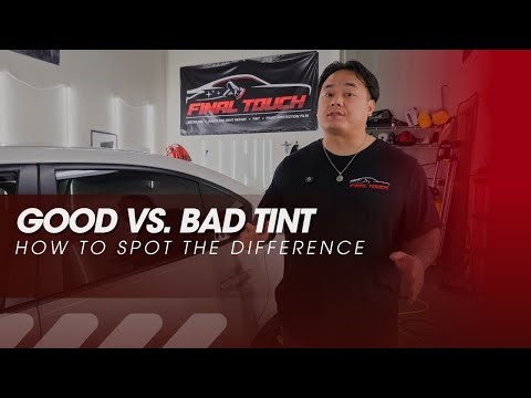 Good Tint Job vs Bad Tint Job — How to Spot the Difference (Window Tint Removal & Reinstall)